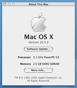 iMac G5 (20